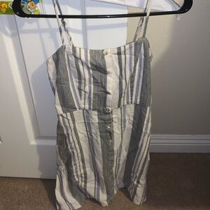 Horizonta striped dress